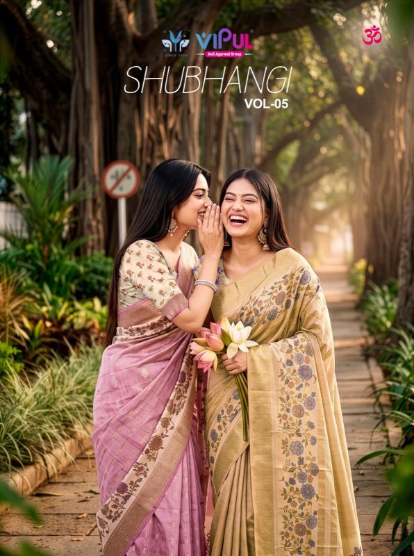 Vipul shubhangi vol-5 designer sarees wholesale